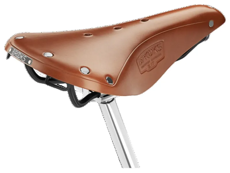Brooks B17 Saddle 175mm Steel Rails in Honey-1