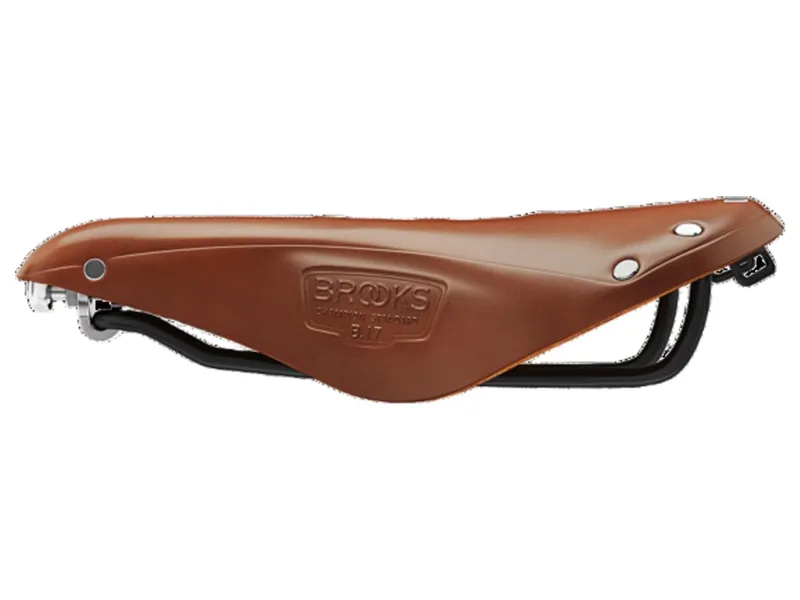 Brooks B17 Saddle 175mm Steel Rails in Honey-5