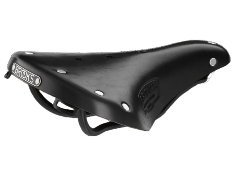 Brooks B17 Short Ladies Steel Rail 176mm Saddle in Black