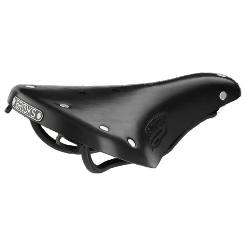 Balfes Bikes Brooks B17 Short Ladies Steel Rail 176mm Saddle in Black | Free postage over £30, £10 off first order, price match & 0% finance.