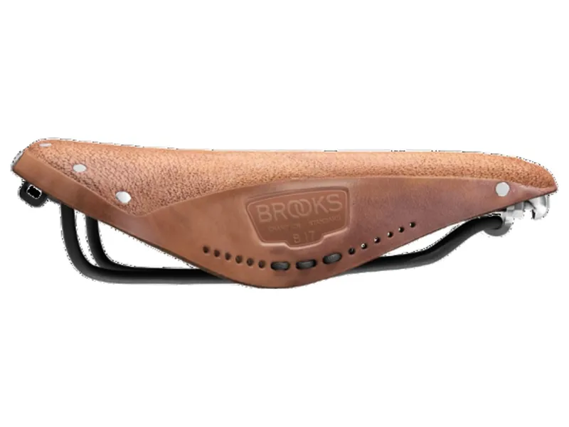 Brooks B17 Softened Saddle Steel in Tan-5