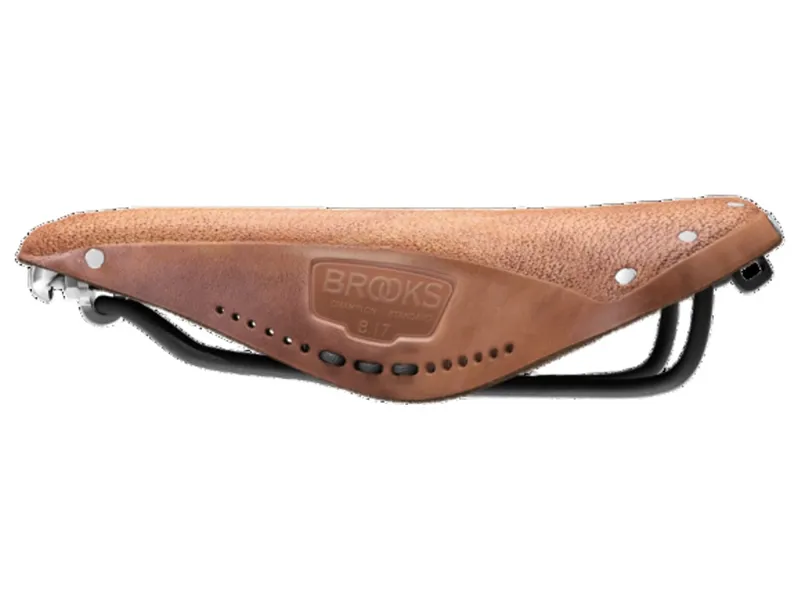 Brooks B17 Softened Saddle Steel in Tan-4