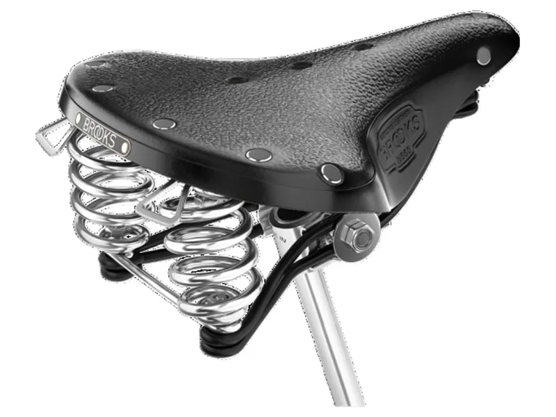 Brooks B66 Short Saddle in Black-1
