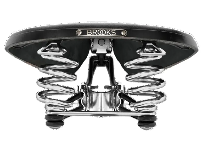Brooks B66 Short Saddle in Black-2