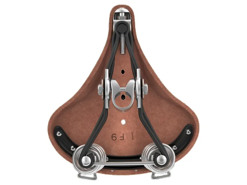 Brooks B66 Short Saddle in Brown-3
