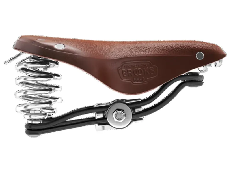 Brooks B66 Short Saddle in Brown-5