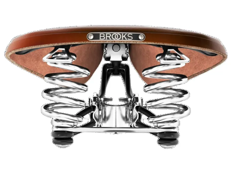 Brooks B66 Short Saddle in Brown-2