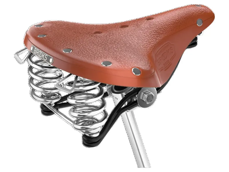 Brooks B66 Short Saddle in Honey-1