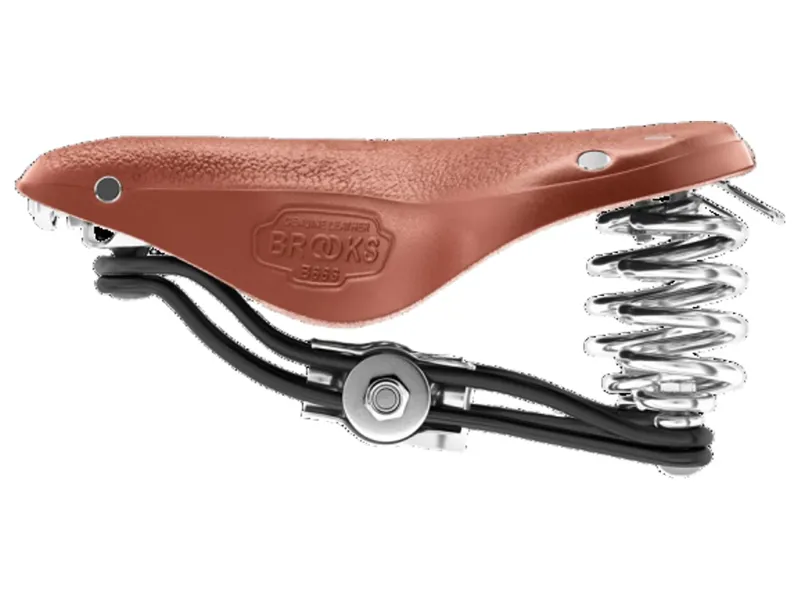 Brooks B66 Short Saddle in Honey-4