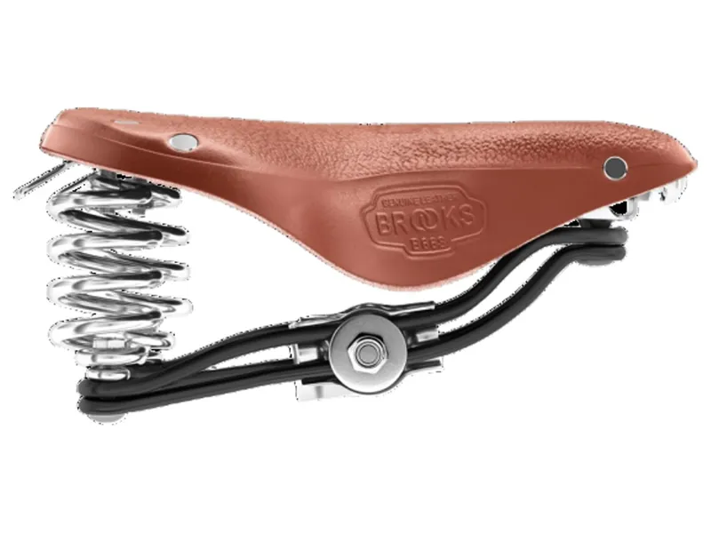 Brooks B66 Short Saddle in Honey-5