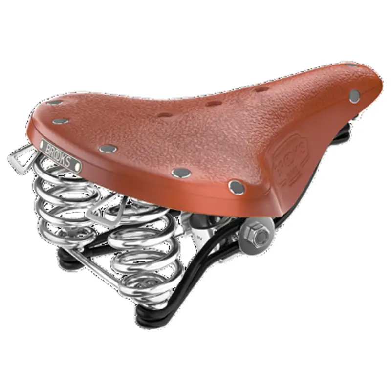 Balfes Bikes Brooks B66 Short Saddle in Honey | Free postage over £30, £10 off first order, price match & 0% finance.