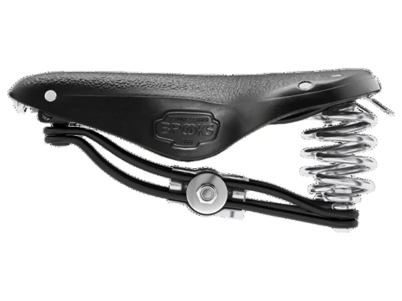 Brooks B66 Steel Rail Saddle in Black-5