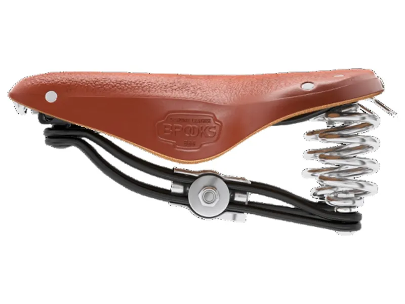 Brooks B66 Steel Rail Saddle in Honey-5