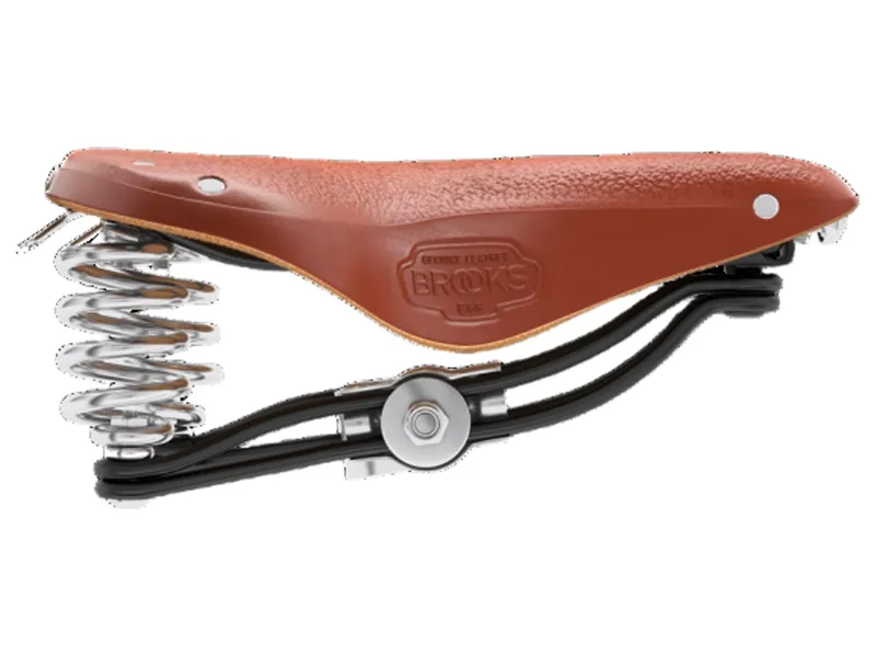 Brooks B66 Steel Rail Saddle in Honey-6