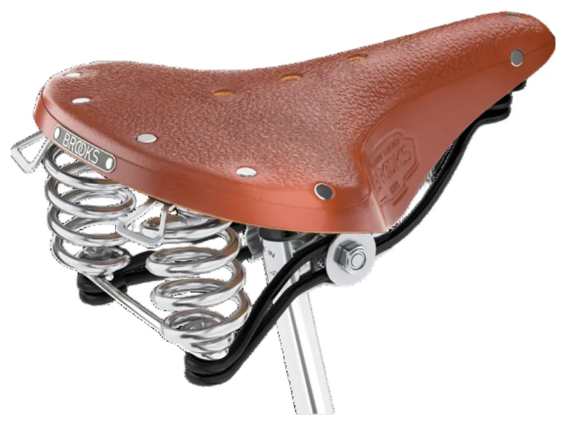 Brooks B66 Steel Rail Saddle in Honey-1