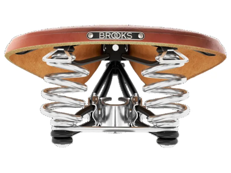 Brooks B66 Steel Rail Saddle in Honey-4
