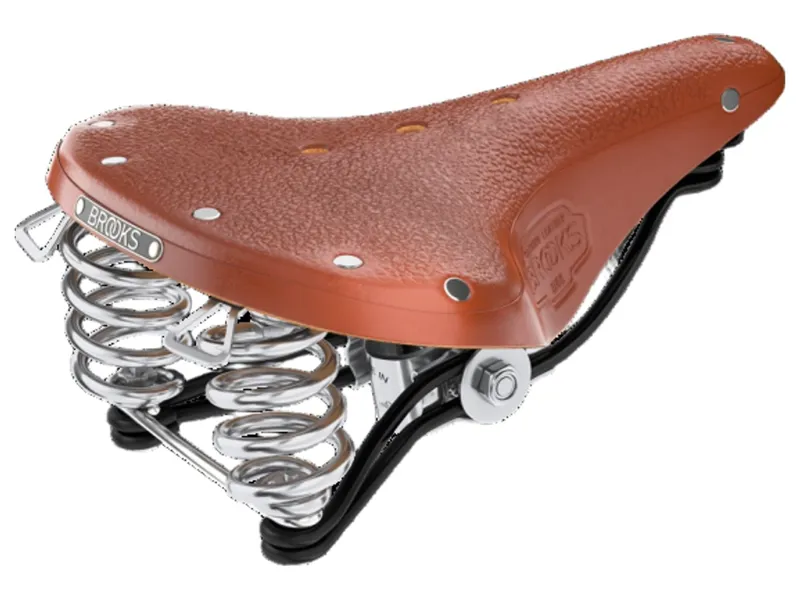 Brooks B66 Steel Rail Saddle in Honey