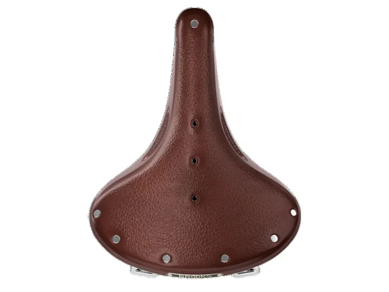 Brooks B67 Chromed Steel 205mm Saddle in Brown-2