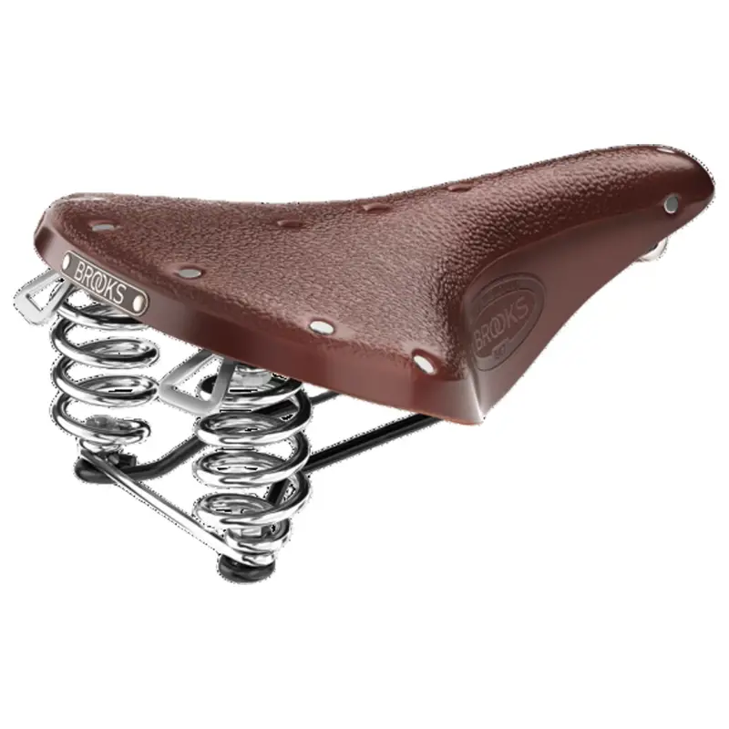 Balfes Bikes Brooks B67 Chromed Steel 205mm Saddle in Brown | Free postage over £30, £10 off first order, price match & 0% finance.