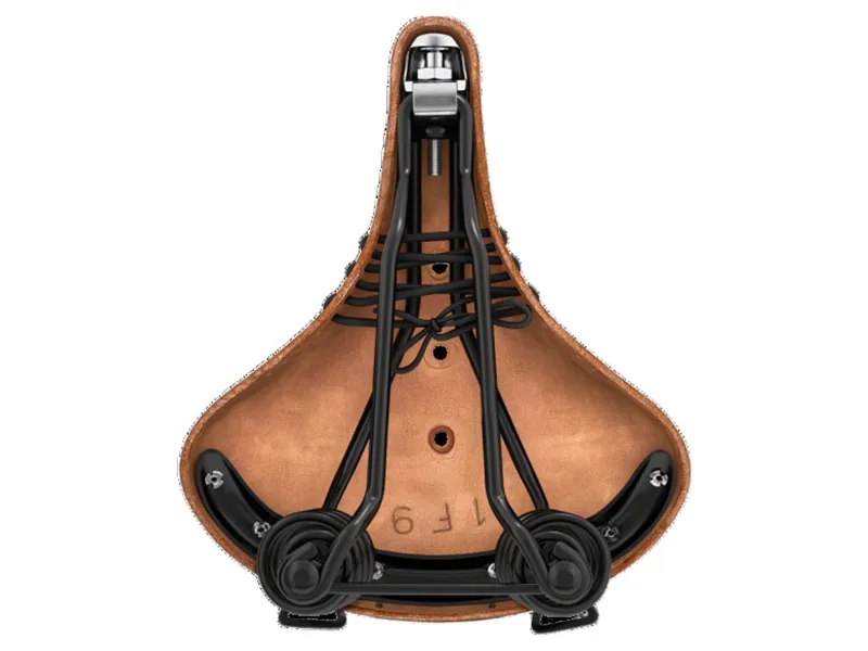 Brooks B67 Softened Short Ladies Saddle in Tan-3