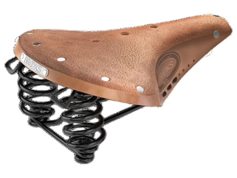 Brooks B67 Softened Short Ladies Saddle in Tan