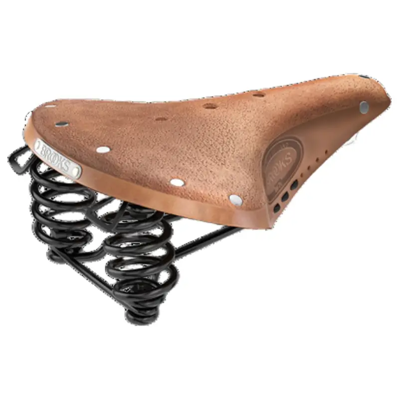Balfes Bikes Brooks B67 Softened Short Ladies Saddle in Tan | Free postage over £30, £10 off first order, price match & 0% finance.