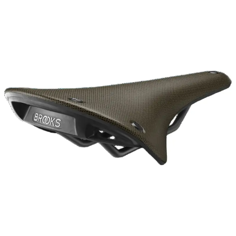 Balfes Bikes Brooks C17 Cambium All-Weather Saddle in Mud Green | Free postage over £30, £10 off first order, price match & 0% finance.