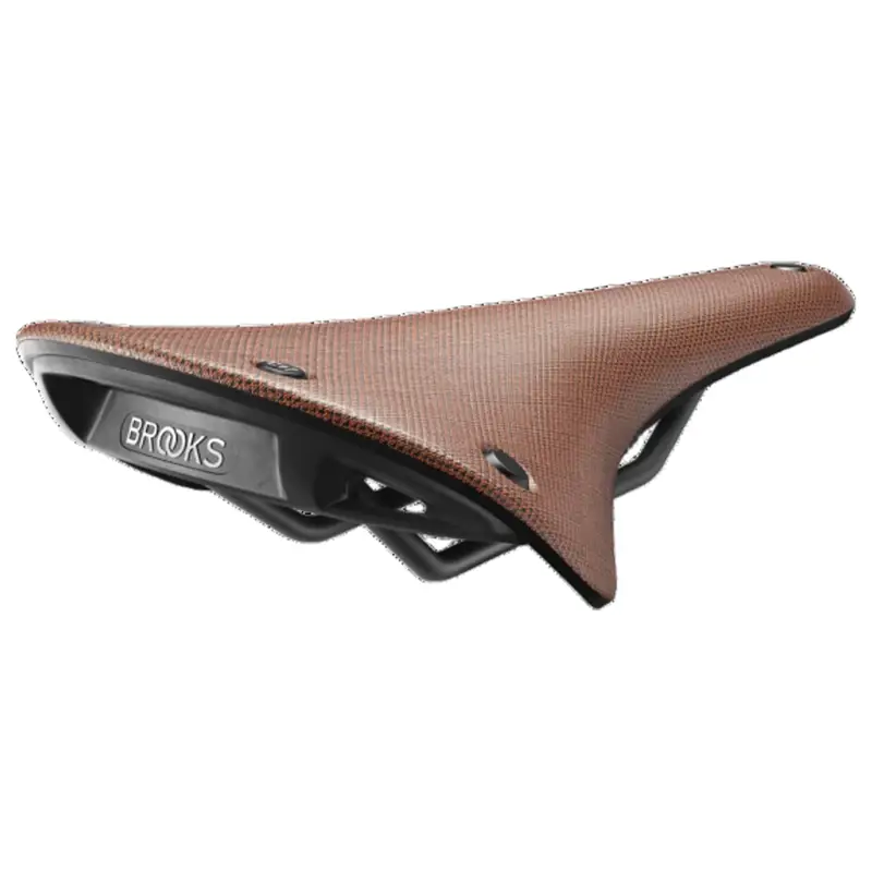 Balfes Bikes Brooks C17 Cambium All-Weather Steel 162mm Saddle in Orange | Free postage over £30, £10 off first order, price match & 0% finance.