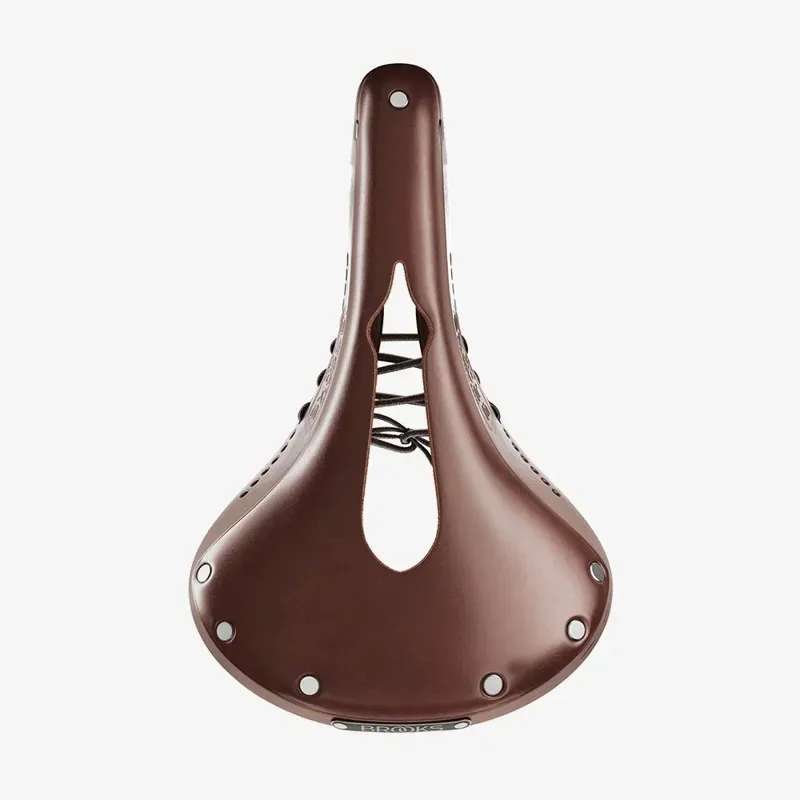 Brooks Flyer Carved Leather Saddle in Brown-3
