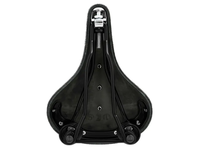 Brooks Flyer Short Steel Rail 176mm Saddle in Black-4