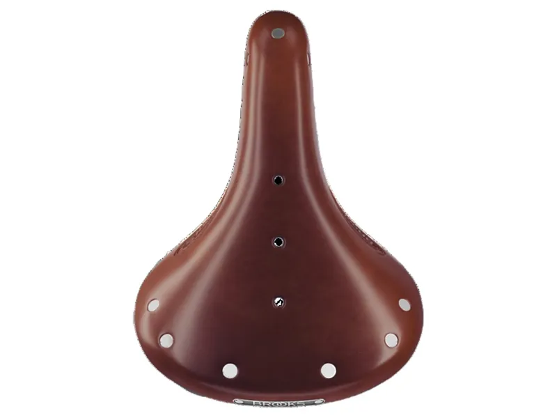 Brooks Flyer Short Steel Rail 176mm Saddle in Brown-6