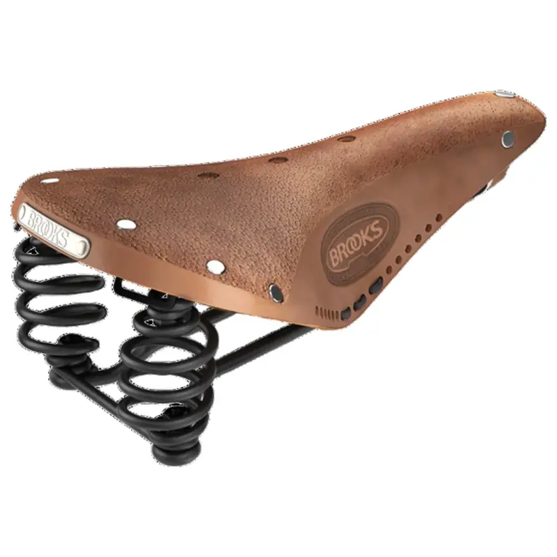 Balfes Bikes Brooks Flyer Softened Leather Saddle in Brown | Free postage over £30, £10 off first order, price match & 0% finance.