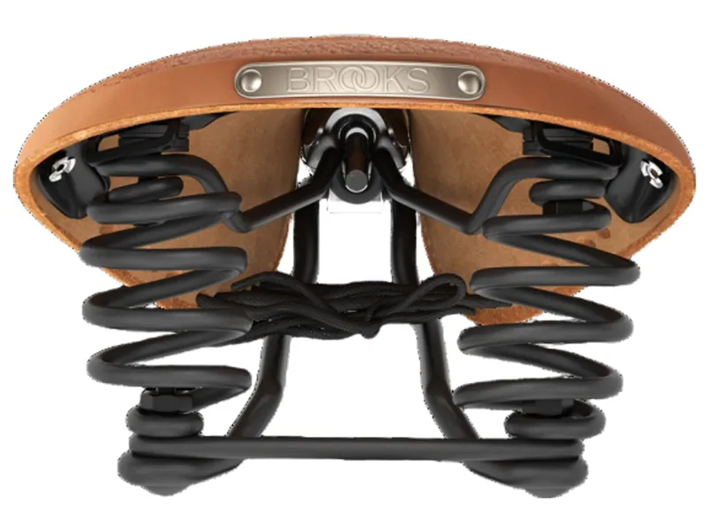 Brooks Flyer Softened Leather Saddle in Brown -4