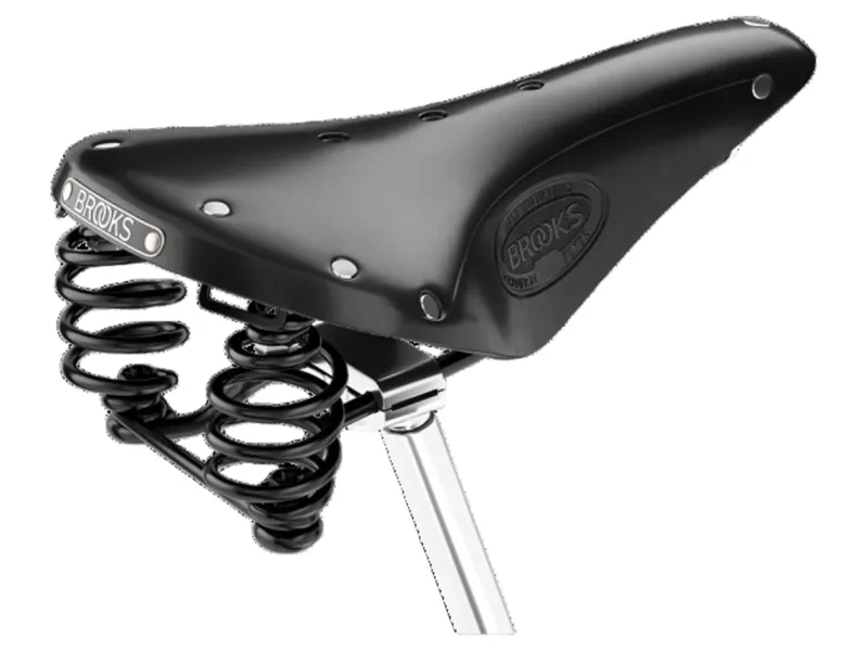Brooks Flyer Steel Rail 175mm Saddle in Black -1