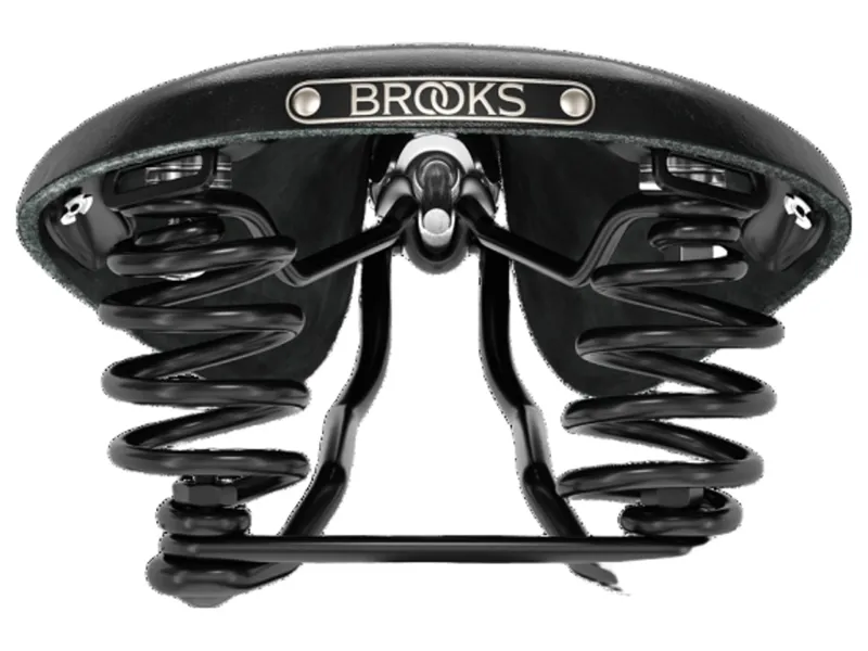 Brooks Flyer Steel Rail 175mm Saddle in Black -4