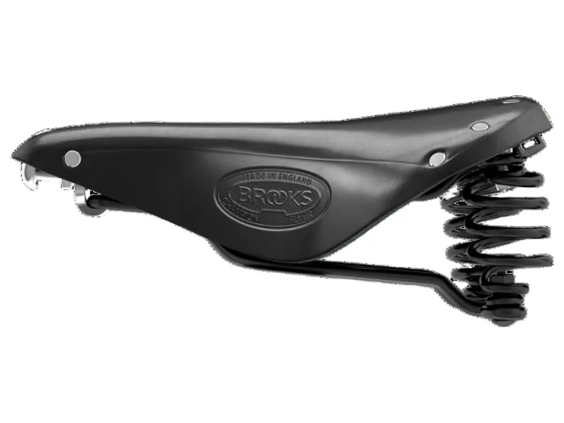 Brooks Flyer Steel Rail 175mm Saddle in Black -5