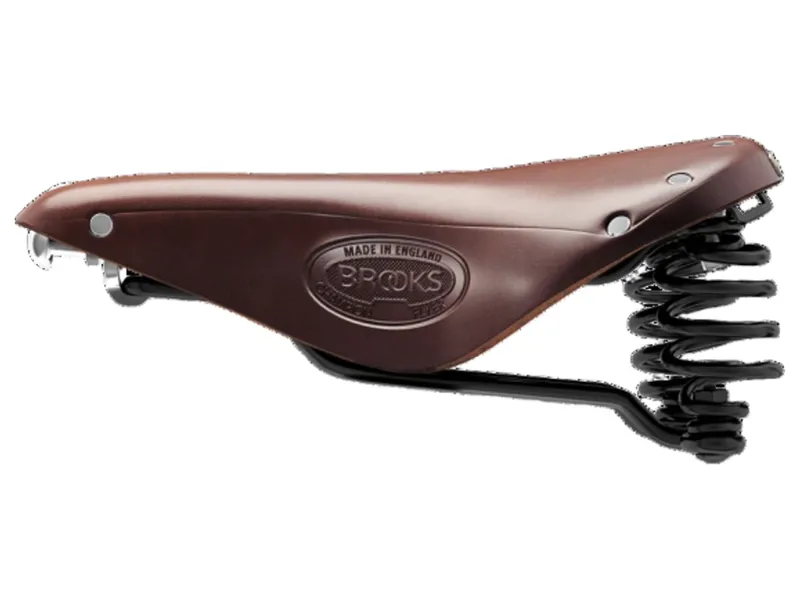 Brooks Flyer Steel Rail 175mm Saddle in Brown-5