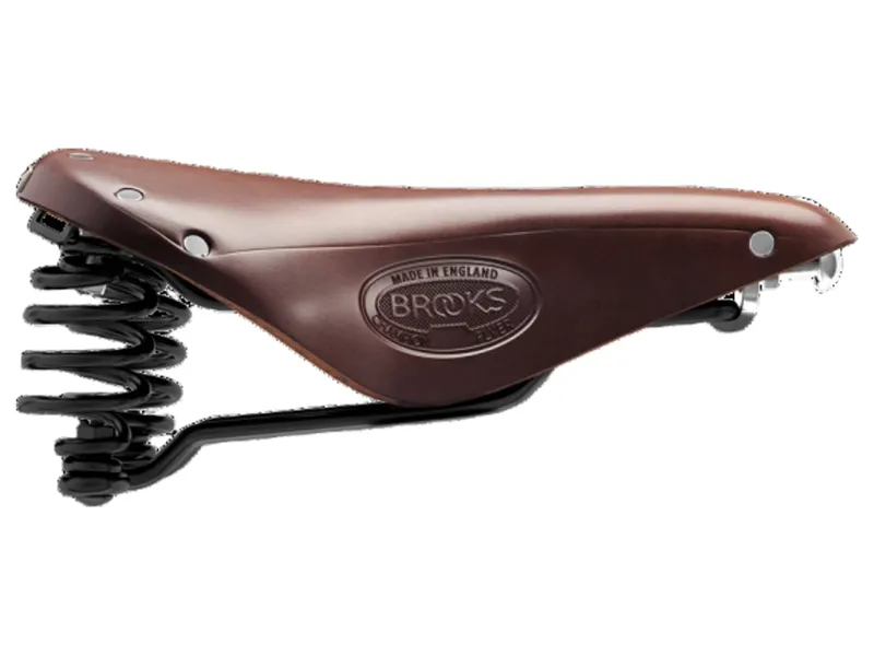 Brooks Flyer Steel Rail 175mm Saddle in Brown-6