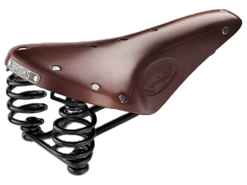 Brooks Flyer Steel Rail 175mm Saddle in Brown