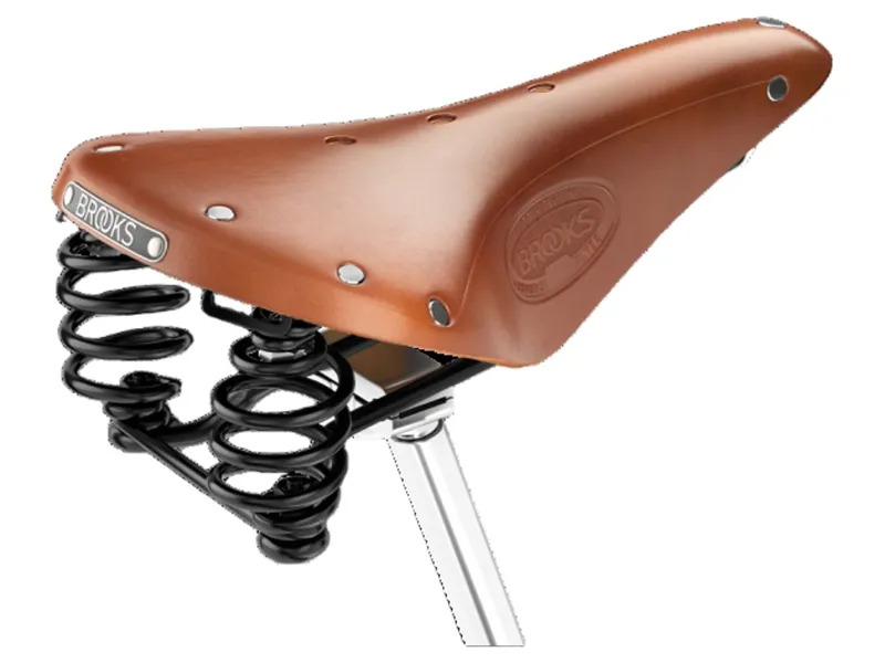Brooks Flyer Steel Rail 175mm Saddle in Honey-1