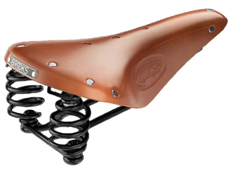 Brooks Flyer Steel Rail 175mm Saddle in Honey
