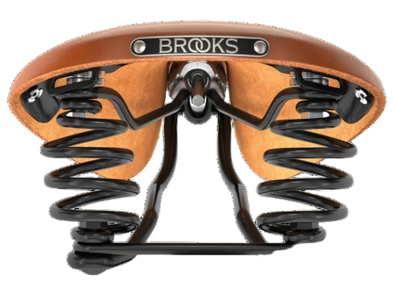 Brooks Flyer Steel Rail 175mm Saddle in Honey-4