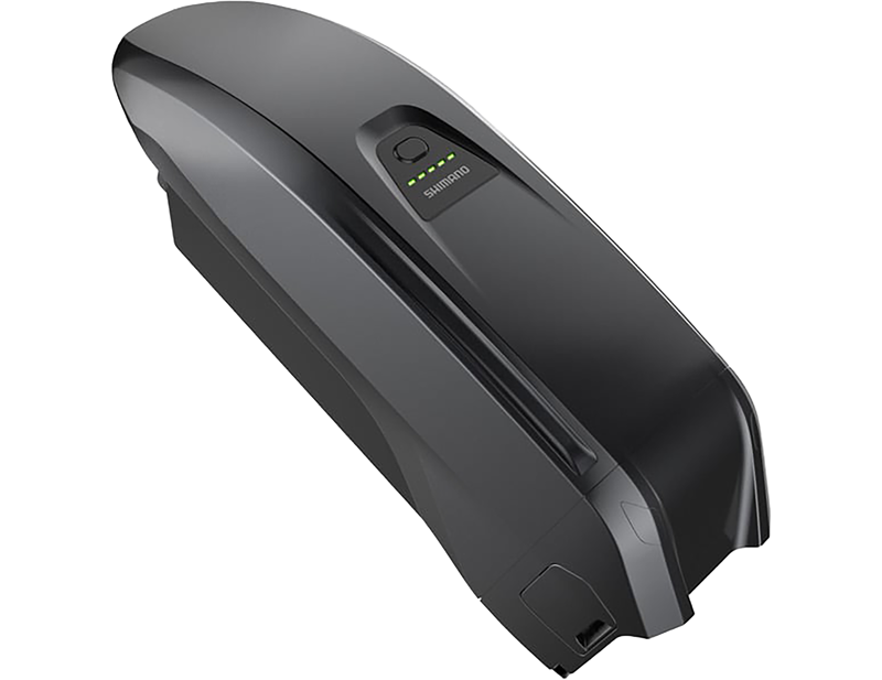 Shimano BT-E8016 STEPS battery in black - 630 Wh - frame down tube mount