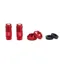 BBB BTI-165 CoreCaps Valve Caps 2pcs in Red