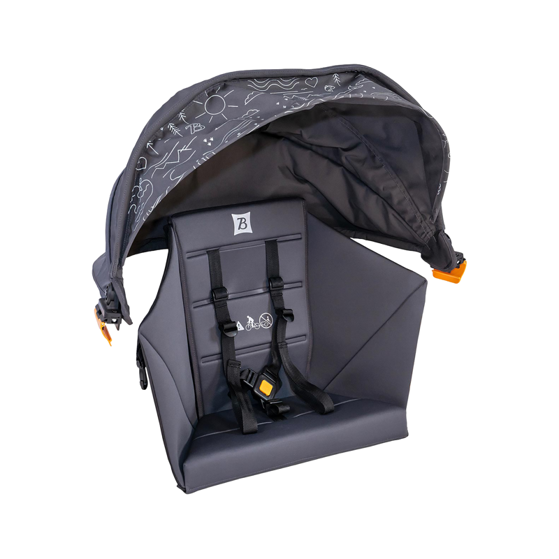 Balfes Bikes Burley Hopper Seat Insert and Sunshade Kit in Black | Free postage over £30, £10 off first order, price match & 0% finance.