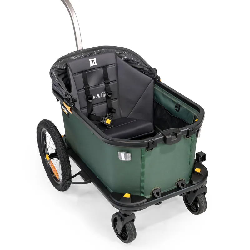 Burley Hopper Seat Insert and Sunshade Kit in Black-2