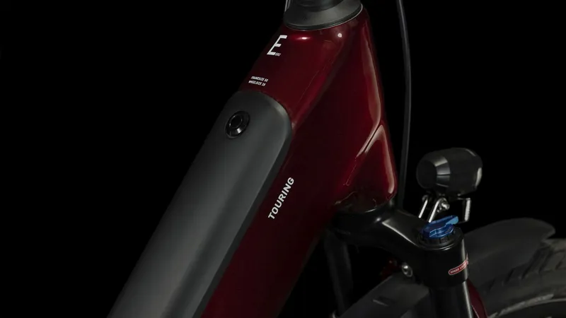 Cube Touring Hybrid Exc 625 Electric Hybrid Bike 2024 in Red/White-1