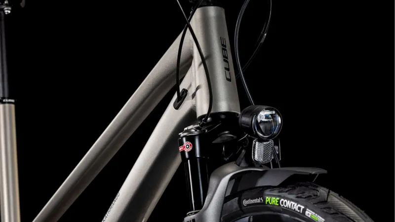 Cube Kathmandu EXC Hybrid Bike 2025 in Grey/Black-5