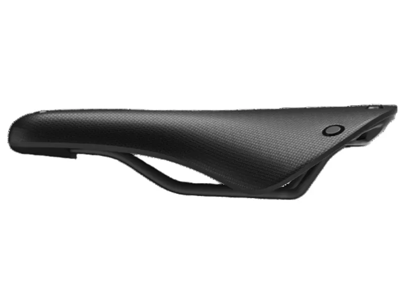 C19 Cambium Carved All-Weather Steel Rail 184mm Saddle in Black-6