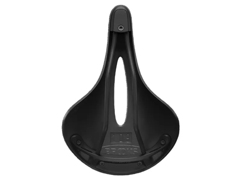 C19 Cambium Carved All-Weather Steel Rail 184mm Saddle in Black-5